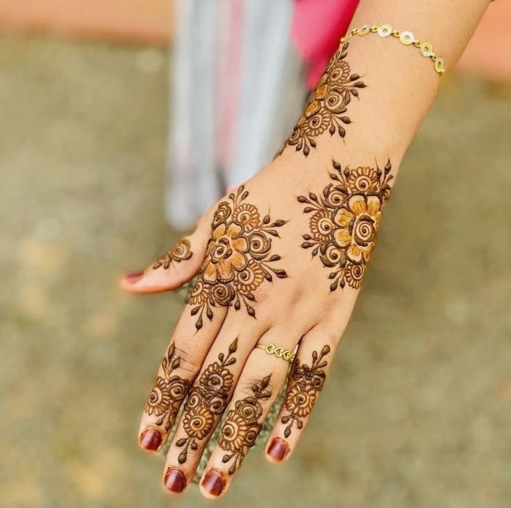 floral royal mehndi design floral royal mehndi design