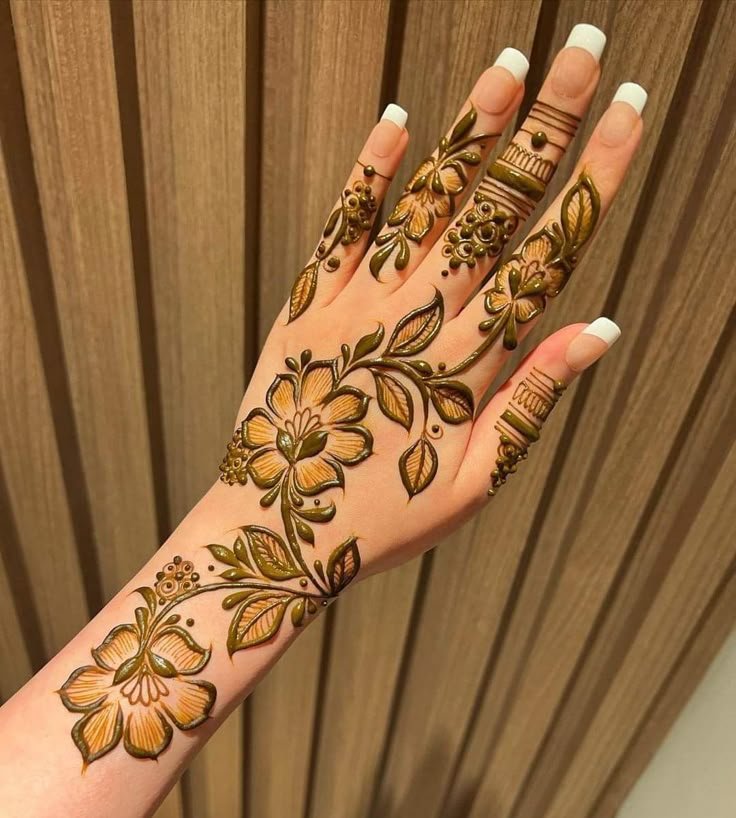 full coverage finger back mehndi full coverage finger back mehndi