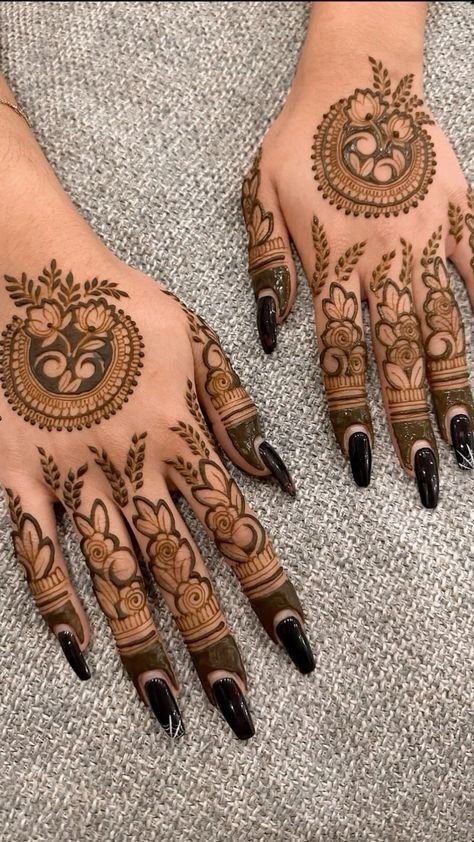gol tikki mehndi design gol tikki mehndi design