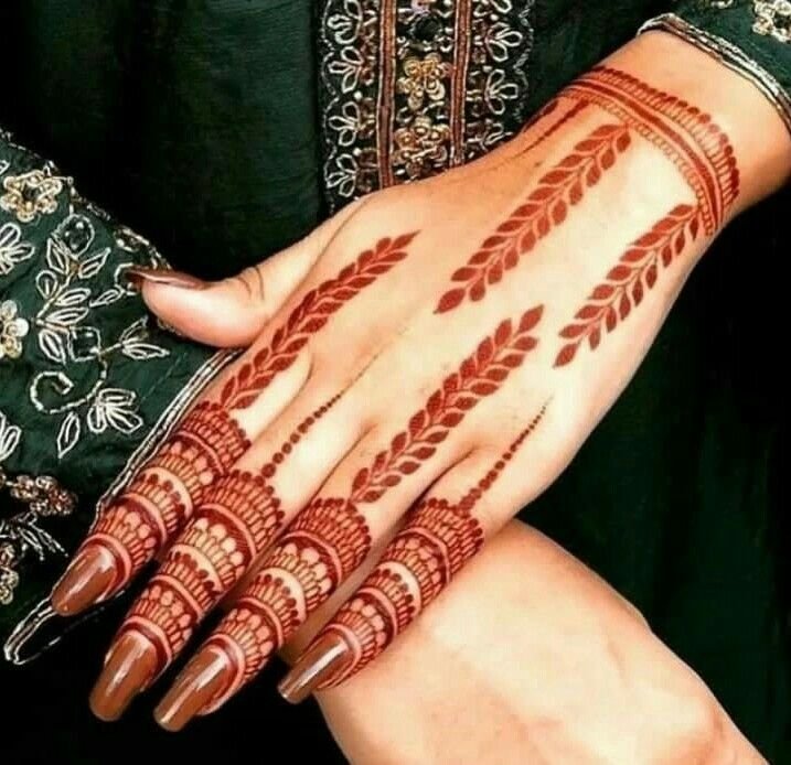 half hand back mehndi half hand back mehndi