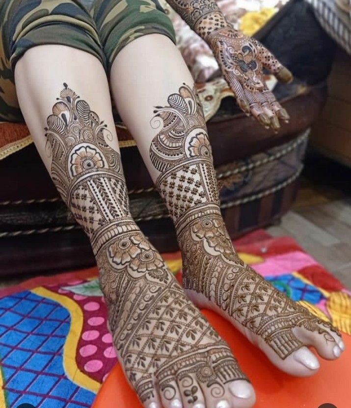 half leg mehndi design half leg mehndi design