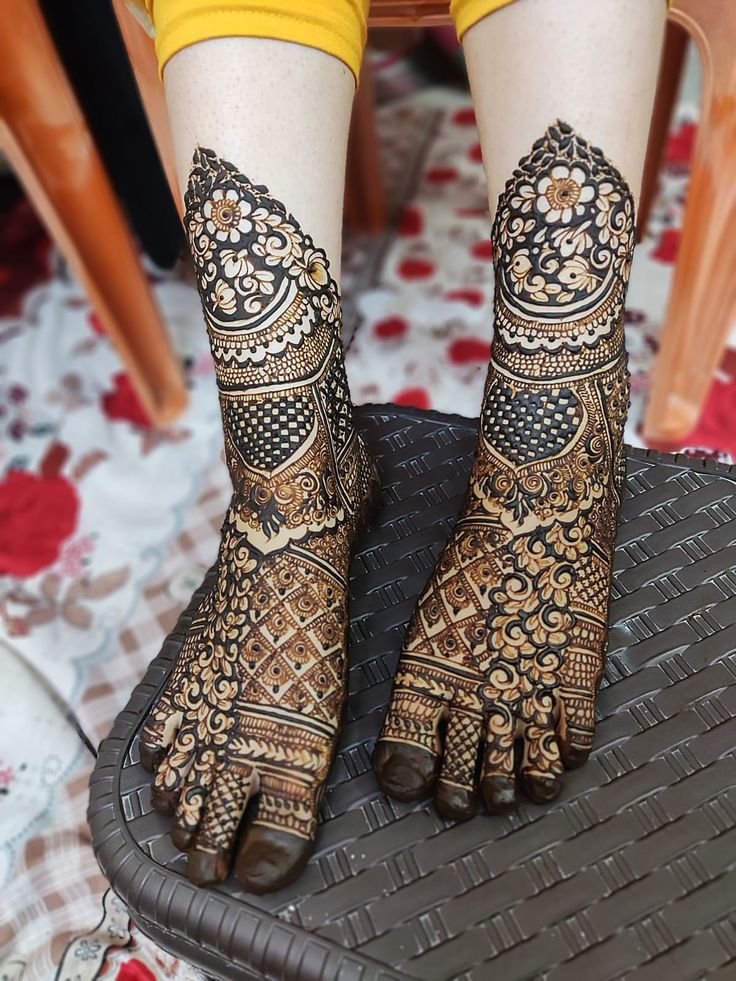 jaali foot mehndi jaali foot mehndi