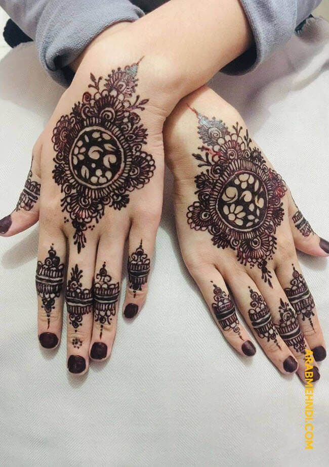 latest gol tikki mehndi design latest gol tikki mehndi design