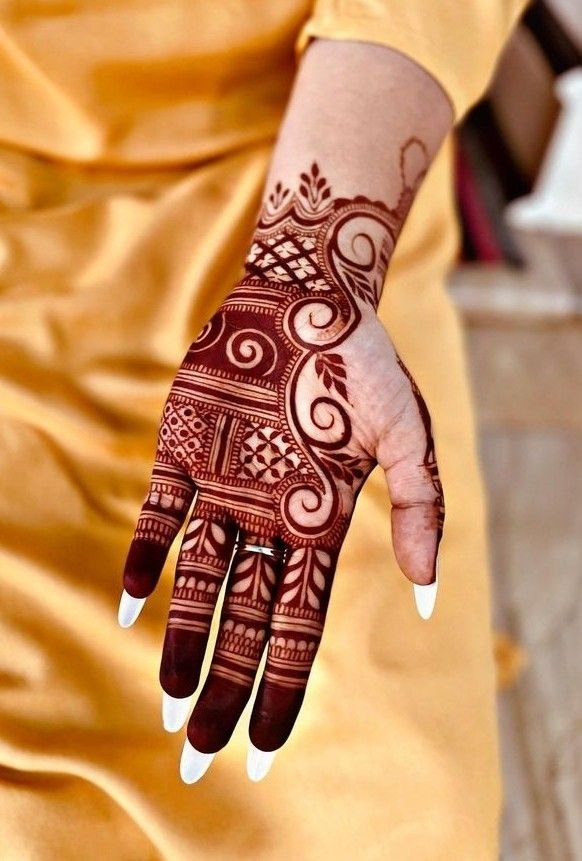 leafy mehndi easy design leafy mehndi easy design