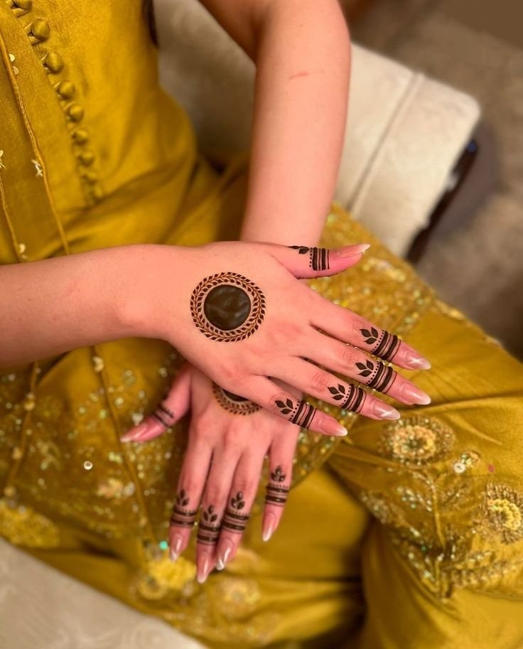 mandala tikki mehndi design mandala tikki mehndi design