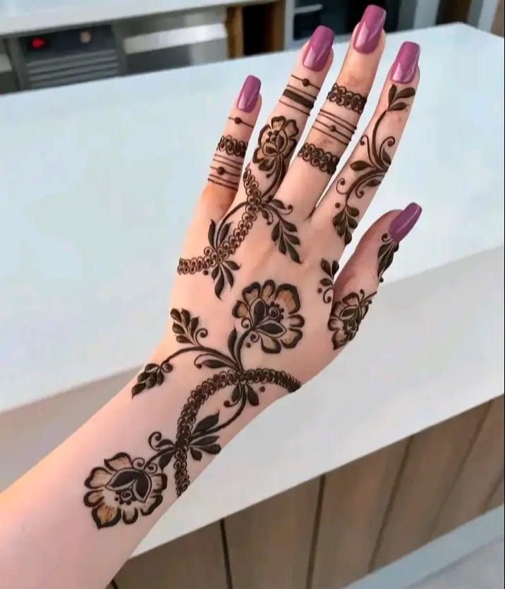 mehndi for hands easy look mehndi for hands easy look