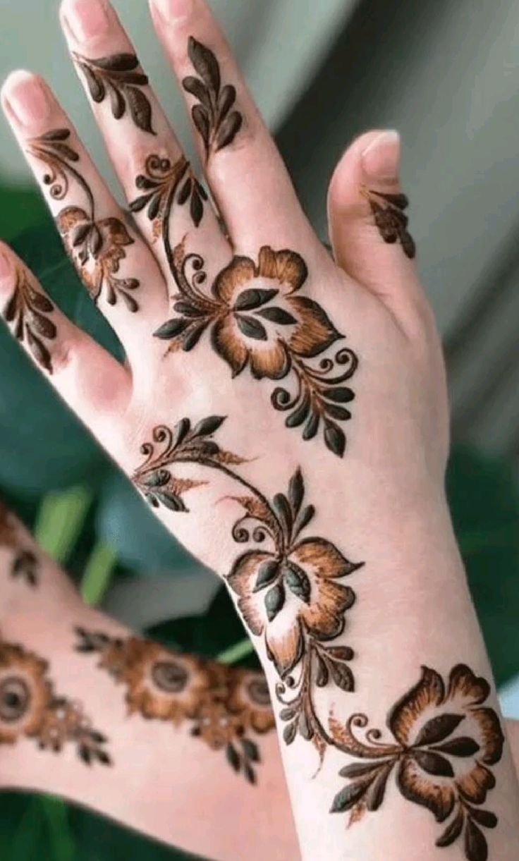 mehndi tattoo back hand mehndi tattoo back hand