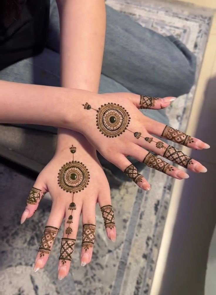 ring style gol tikki mehndi ring style gol tikki mehndi
