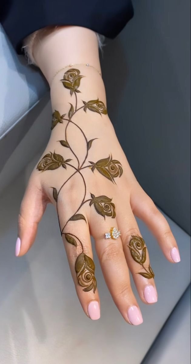 simple jaal mehndi design simple jaal mehndi design