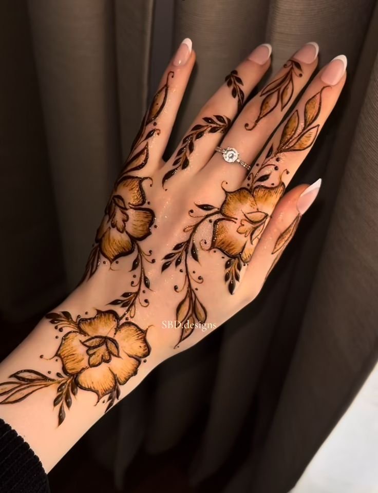 simple mehndi design for hands simple mehndi design for hands