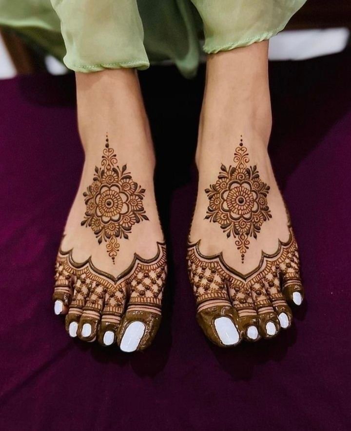 stylish foot mehndi for girls stylish foot mehndi for girls