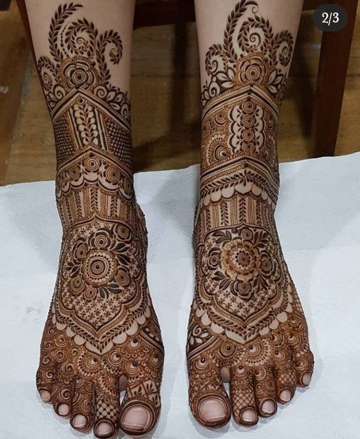 symmetrical foot mehndi design symmetrical foot mehndi design