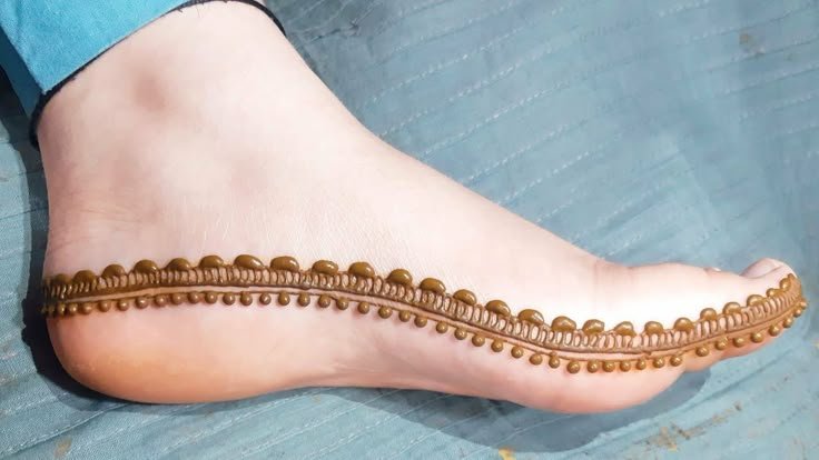 tikki leg mehndi tikki leg mehndi