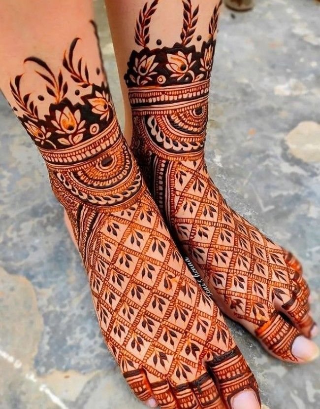 traditional foot henna for girls traditional foot henna for girls