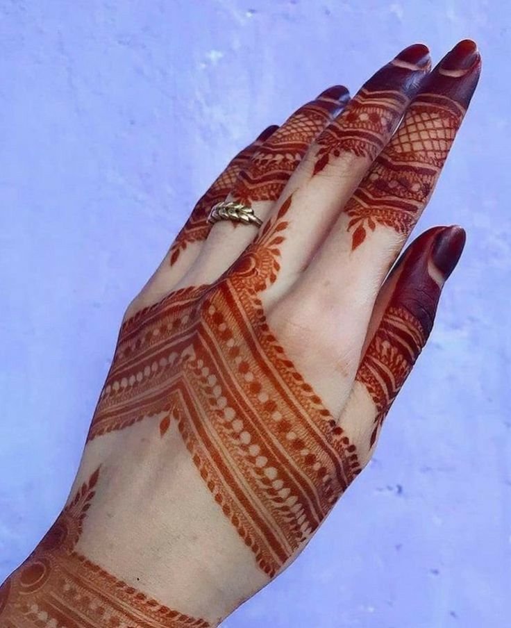 wrist mehndi connected to fingers wrist mehndi connected to fingers
